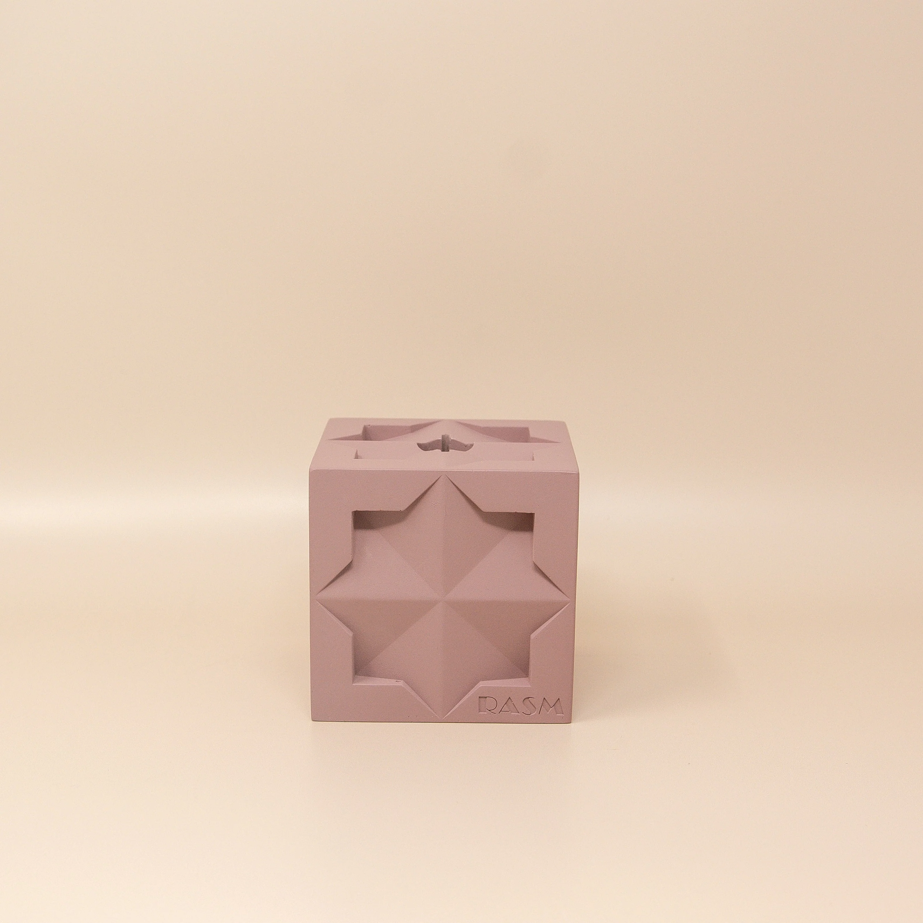Islamic Geometric Base/Candle Holder - Cube - Image 3