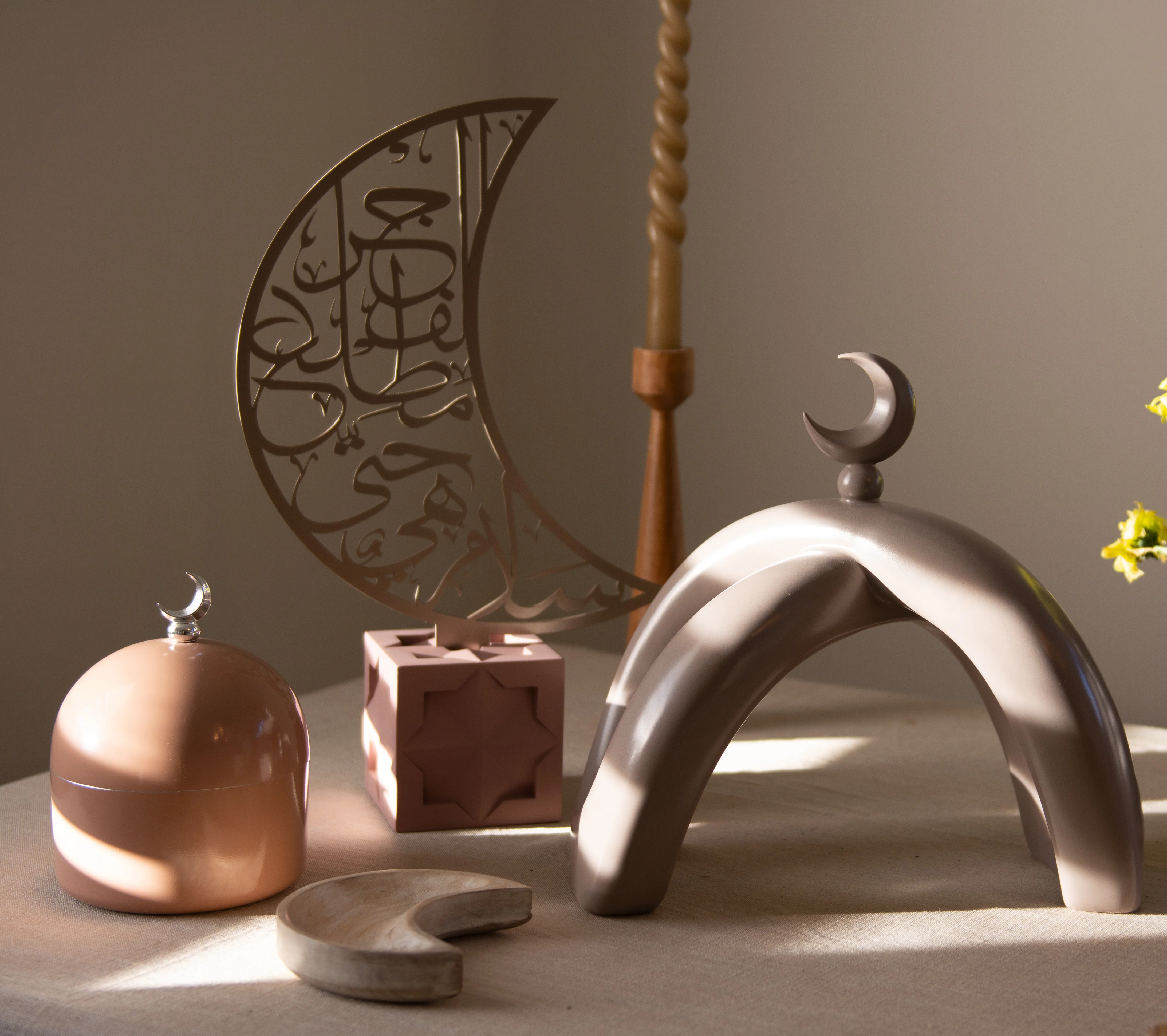 Islamic Geometric Base/Candle Holder - Cube - Image 5