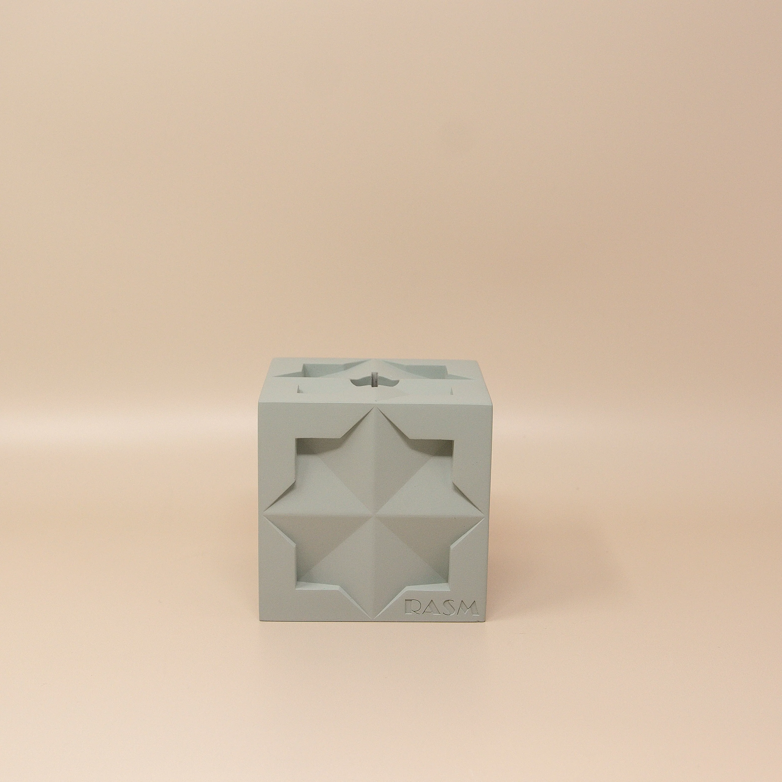 Islamic Geometric Base/Candle Holder - Cube - Image 7