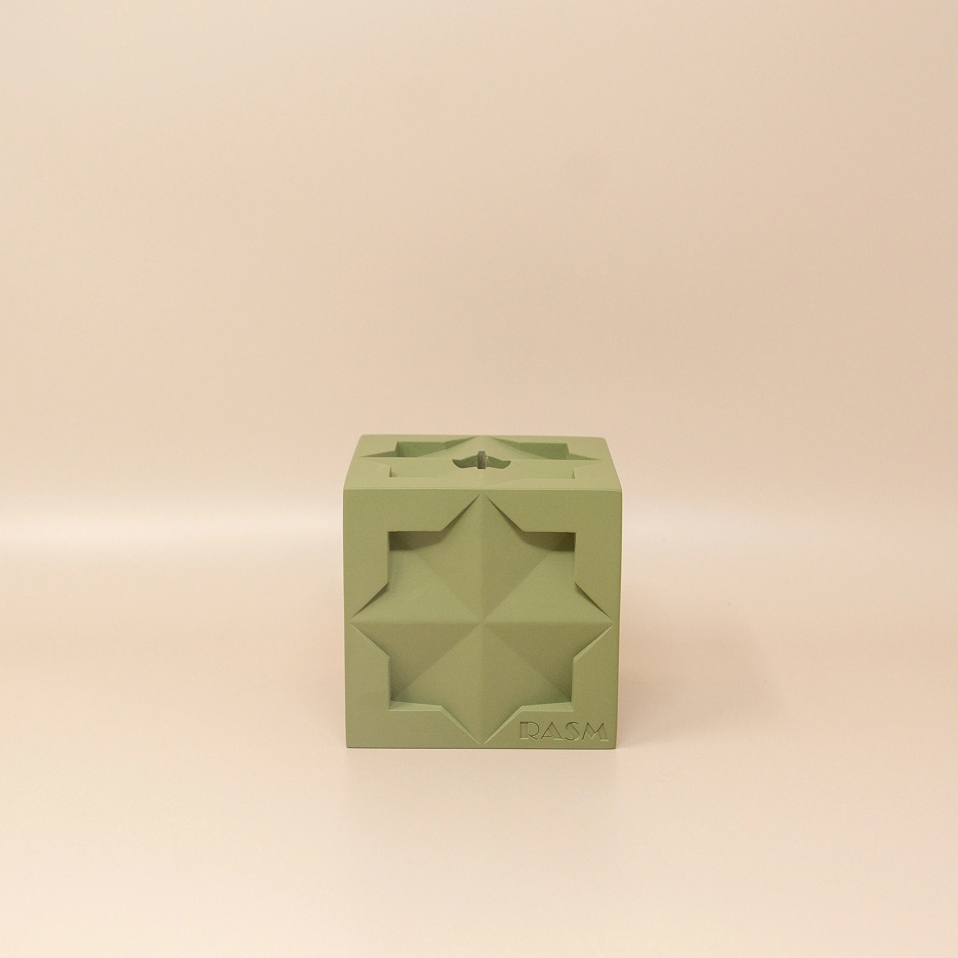 Islamic Geometric Base/Candle Holder - Cube - Image 8
