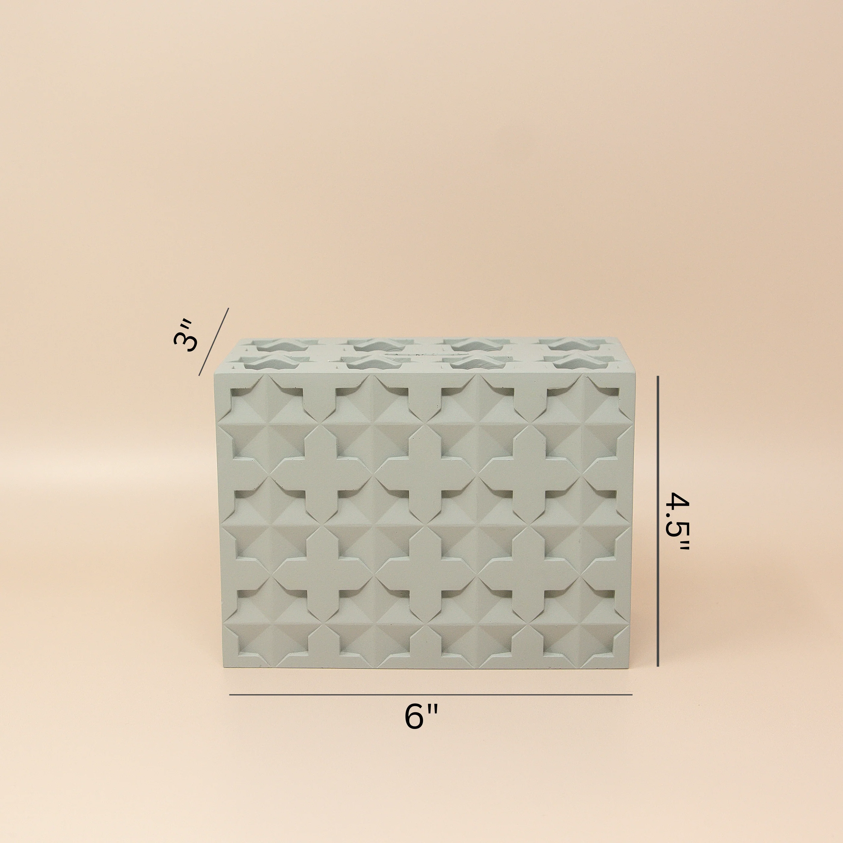 Islamic Geometric Base/Candle Holder - Rectangle - Image 3