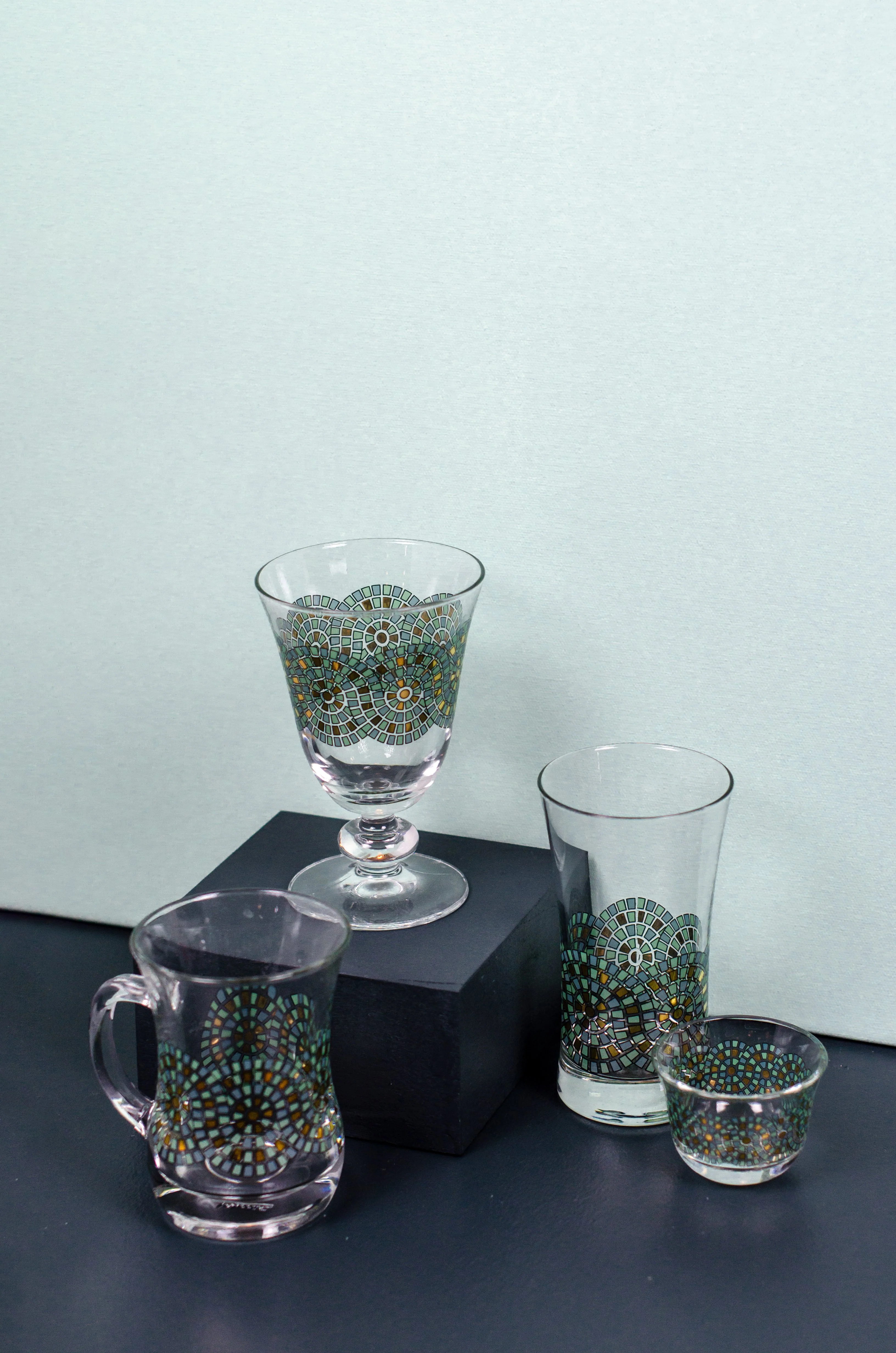 Spiral Mosaic Glasses - Image 7